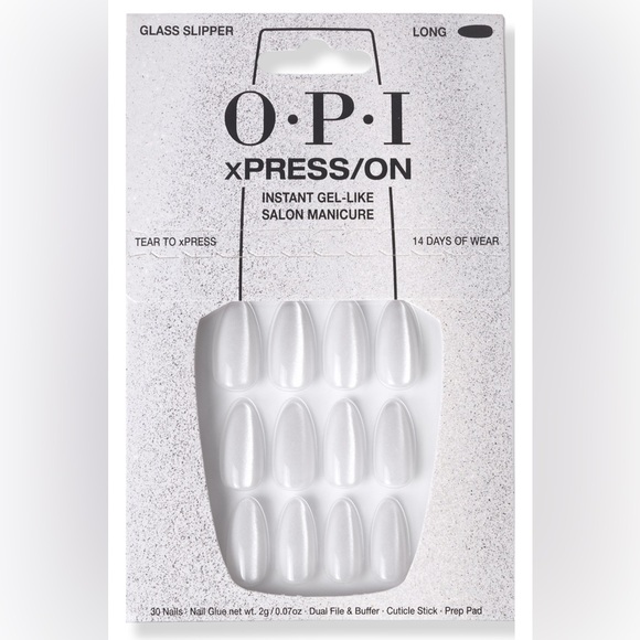 OPI xPRESS/ON Instant Gel-Like Manicure - Glass Slipper and Swipe Night🤩 - Picture 3 of 16
